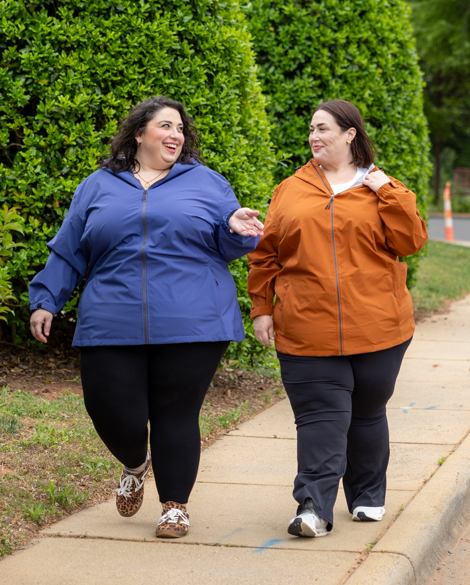 Plus size 804 rain jacket lifestyle 1 all-groups