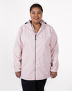 Plus size 804 rain jacket pink 1