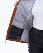 Plus size 804 rain jacket rust 5