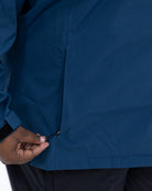 Plus size 804 rain jacket teal 5