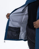 Plus size 804 rain jacket teal 8
