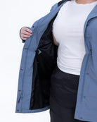 Plus size berwick rain jacket dusty blue 4