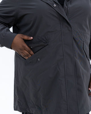 Plus size berwick rain jacket navy 4