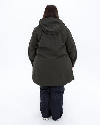 Plus size berwick rain jacket olive 2