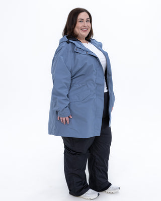 Plus size berwick rain jacket periwinkle 2