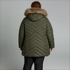 Snow Country Outerwear Women's Plus Size 1X-6X Axtell Parka Hooded Winter Coat Jacket