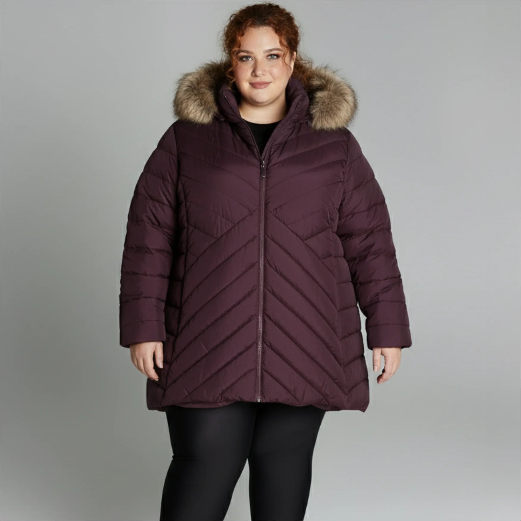 Snow Country Outerwear Women's Plus Size 1X-6X Axtell Parka Hooded Winter Coat Jacket