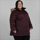 Snow Country Outerwear Women's Plus Size 1X-6X Axtell Parka Hooded Winter Coat Jacket