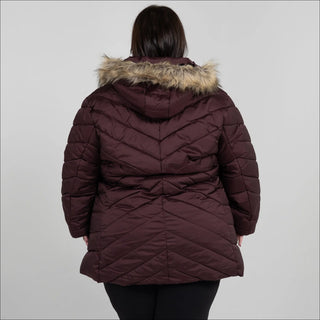 Snow Country Outerwear Women's Plus Size 1X-6X Axtell Parka Hooded Winter Coat Jacket
