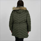Snow Country Outerwear Women's Plus Size 1X-6X Axtell Parka Hooded Winter Coat Jacket