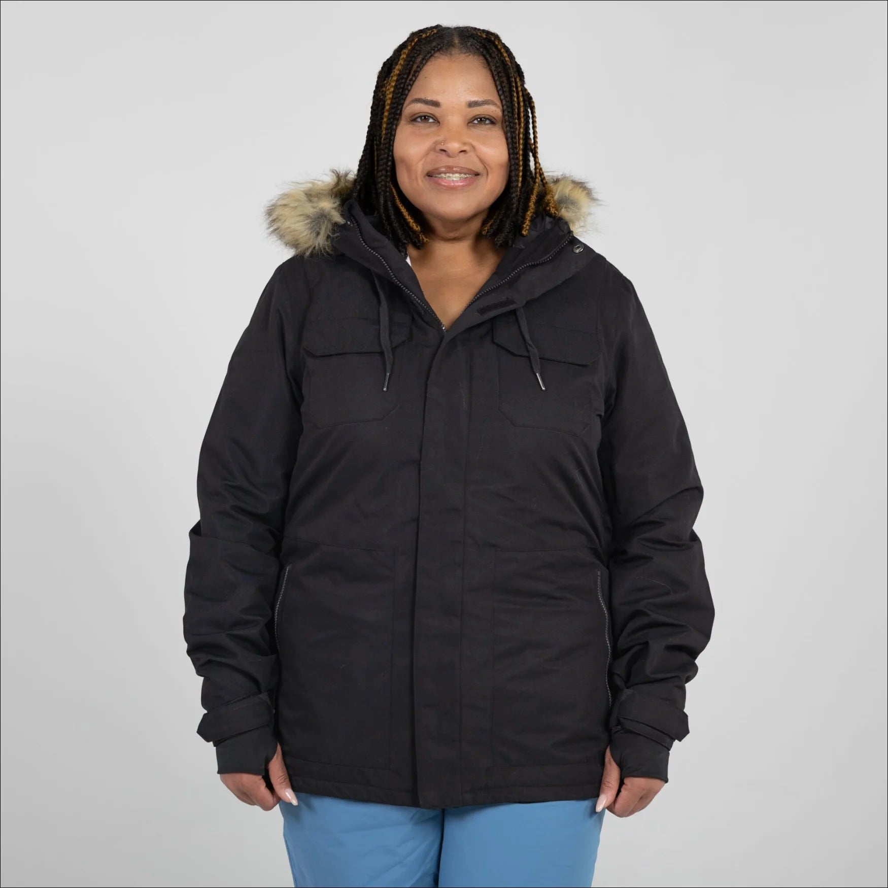 Snow Country Outerwear Women’s Plus Size Uptown Winter Parka Ski Coat Jacket 1X CLEARANCE
