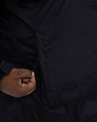 Plus size pod rain jacket black 4