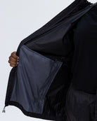 Plus size pod rain jacket black 6