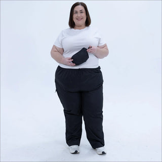 Plus Size Women's Packable Rain pants 1X-6X Regular, Tall and Short Length