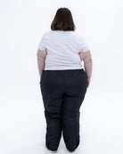 Plus size rain pants black 3
