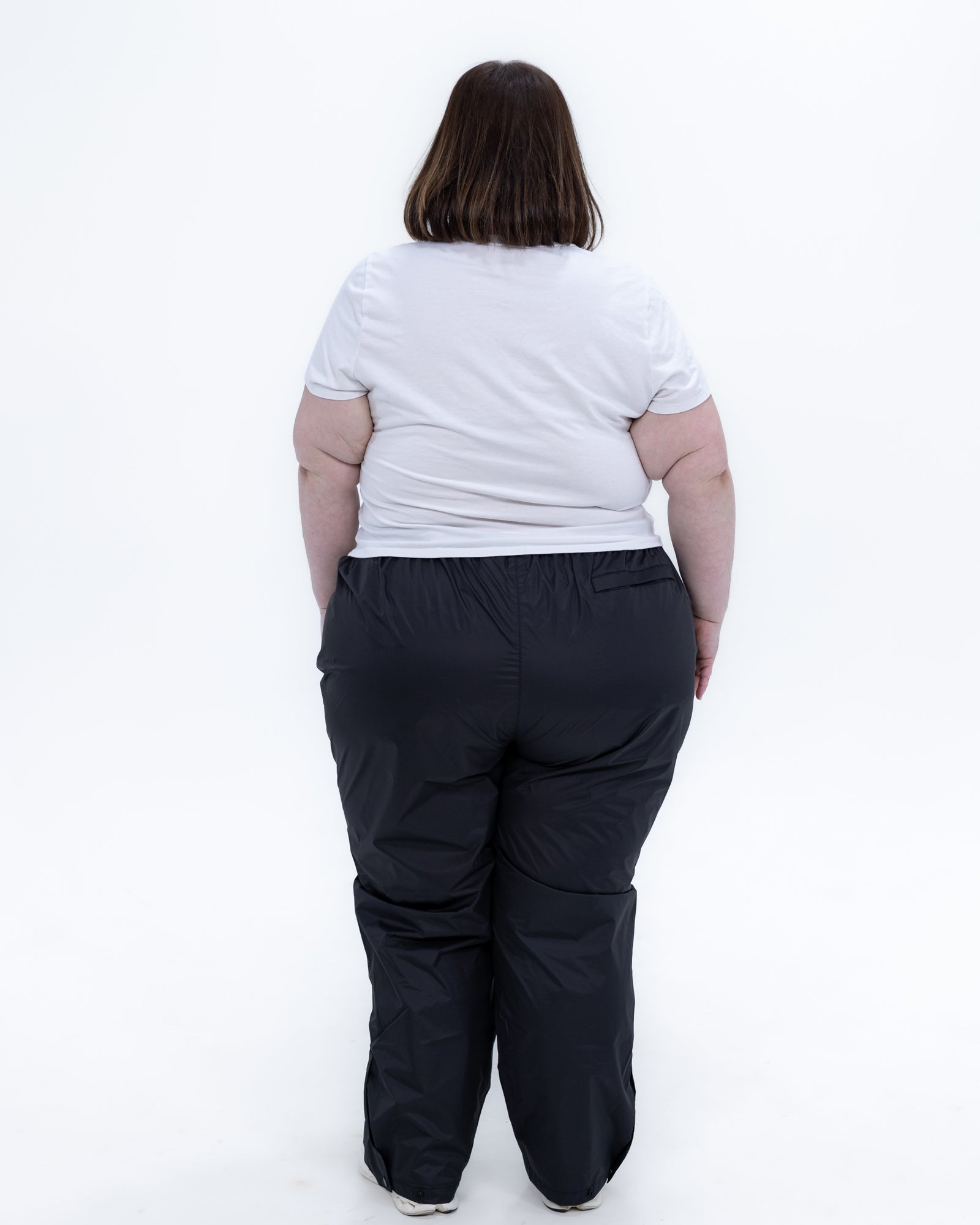 Plus size rain pants black 3