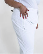 White casual pants from Snow Country Outerwear Women’s Plus Size Insulated Ski Pants