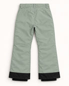 Green Lily women's plus size insulated ski pants, sizes 1X to 6X, flat lay, back