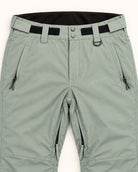 Green Lily women's plus size insulated ski pants, sizes 1X to 6X, waistband, zip pocket and D-ring detail