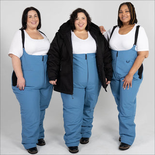 Snow Country Outerwear Women’s Plus Size 1X-6X Vertex Winter Snow Ski Bibs Overalls Regular Short Tall