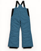 Peacock women's plus size Vertex snow bib overalls, sizes 1X to 6X, flat lay, back