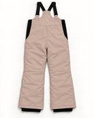 Pink Blush women's plus size Vertex snow bib overalls, sizes 1X to 6X, flat lay, back