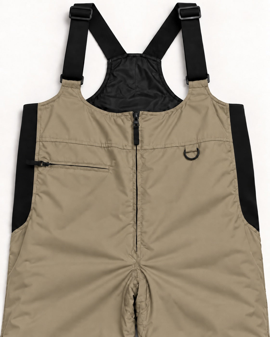 Tarmac women's plus size Vertex snow bib overalls, sizes 1X to 6X, chest zip pocket, D-ring and black stretch side panel detail
