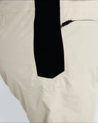 Beige pants with black accent from Snow Country Outerwear Women’s Plus Size Ski Bibs