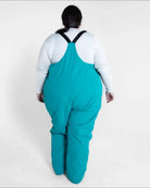 Teal Snow Bib Overalls from Snow Country Outerwear Women’s Plus Size Vertex Ski Collection