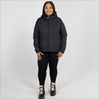 Pulse Womens Plus Size Hooded Soft Shell Jacket 1X CLEARANCE