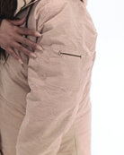 Pink Blush The Sugar Coat II plus size insulated snow jacket, sleeve zip pocket detail