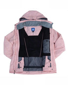 Honeydew Sugarcoat plus size insulated snow jacket, sizes 1X to 6X, interior flat lay