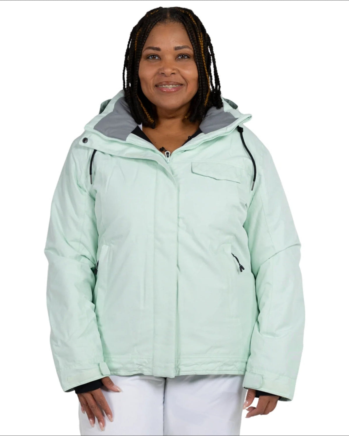 Women’s Plus Size 1X-6X  Insulated Snow Board Jacket Ski Coat Winter Sugarcoat Outerwear