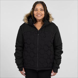 Snow Country Outerwear Women’s Plus Size 1X Ski Coat Jacket Winter Hailstone Alternative Down CLEARANCE