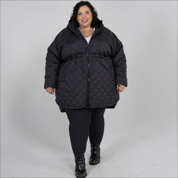 Women’s Plus Size Quilted Long Jacket Women’s Plus Size Quilted Long Jacket