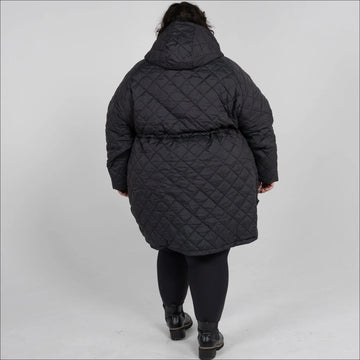 Women's Plus Size Quilted Long Jacket Women's Plus Size Quilted Long Jacket