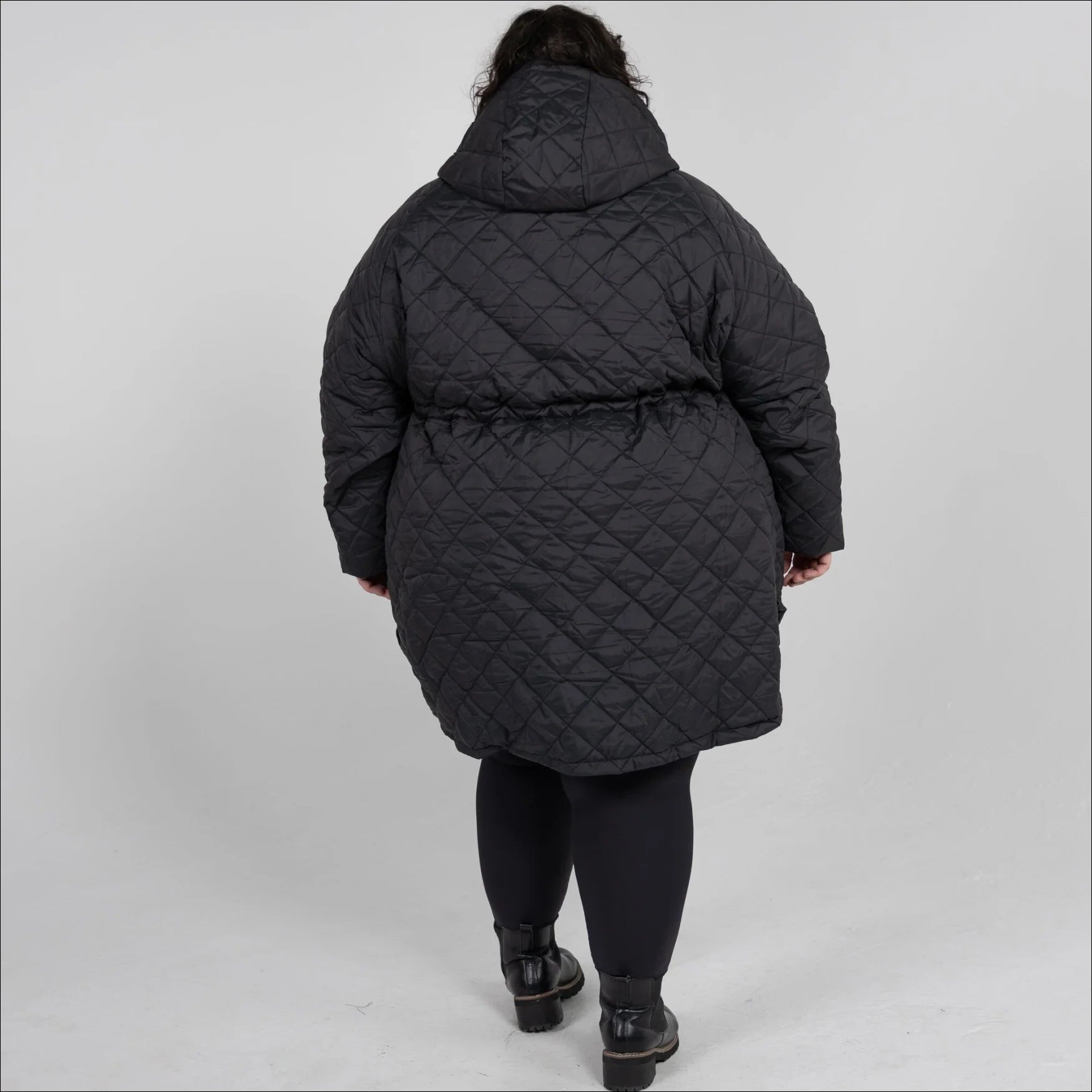 Women’s Plus Size 1X-6X Quilted Long Jacket Savvy Transitional Mid Weight