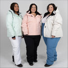 Women’s Plus Size 1X-6X  Insulated Snow Board Jacket Ski Coat Winter Sugarcoat Outerwear