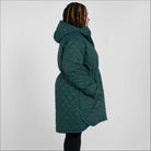 Women’s Plus Size 1X-6X Quilted Long Jacket Savvy Transitional Mid Weight