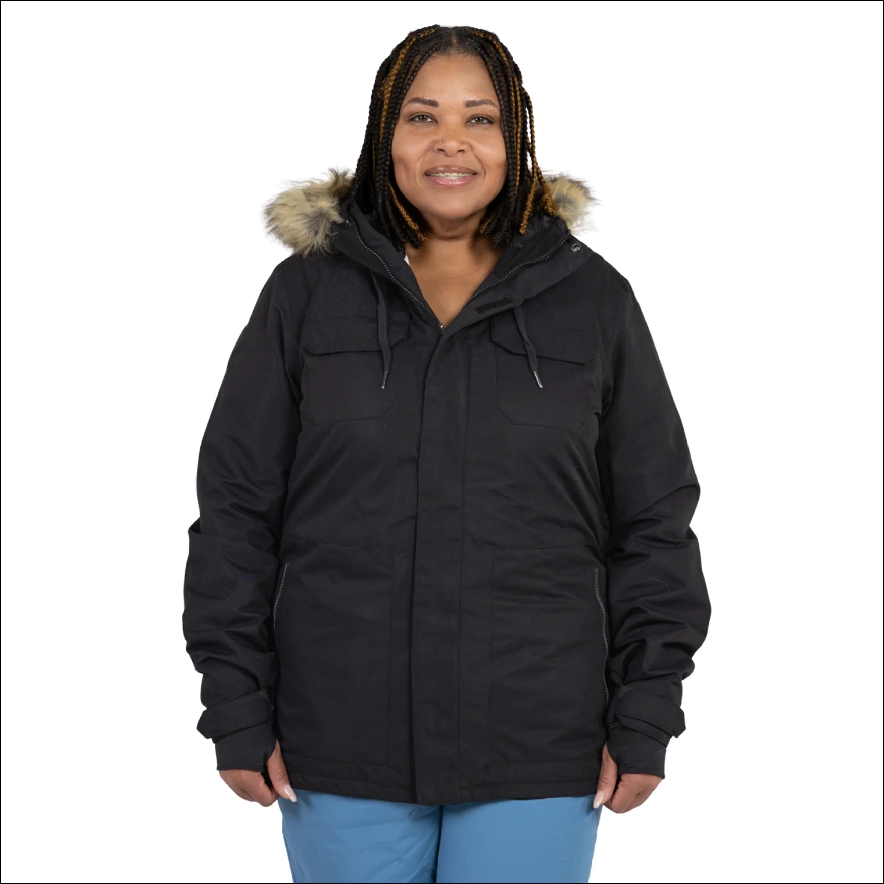 Snow Country Outerwear Women’s Plus Size Uptown Winter Parka Ski Coat Jacket 1X CLEARANCE