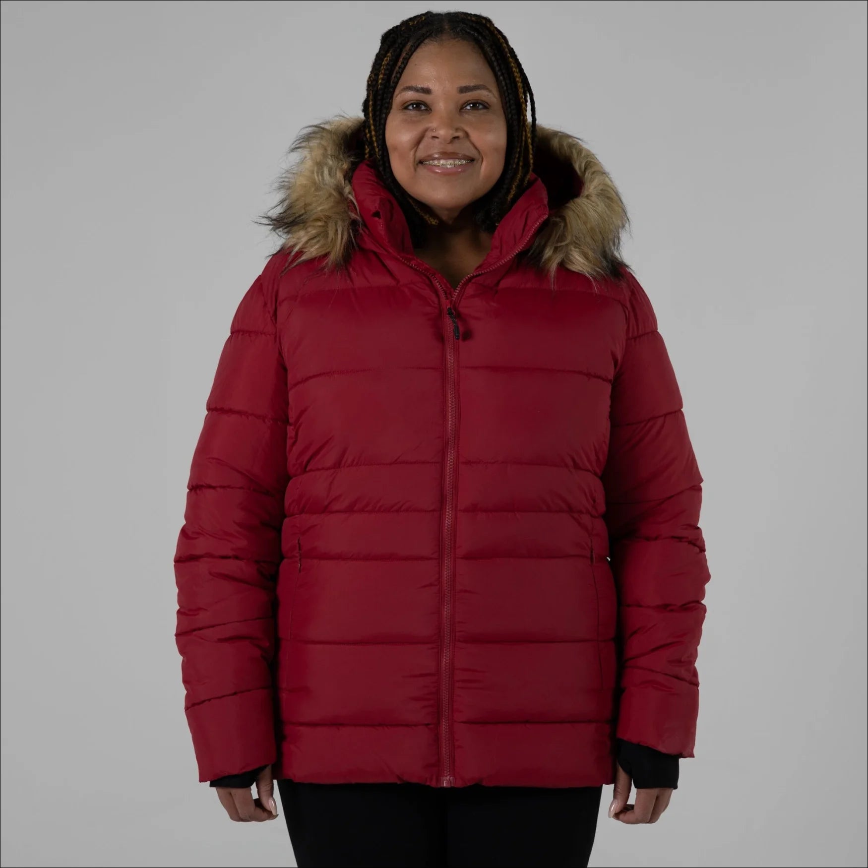 Snow Country Outerwear Women’s Plus Size Winter Ski Coat Jacket 1X-2X Luna