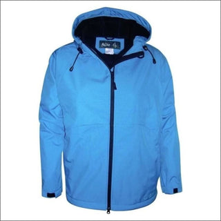 Pulse Womens Plus Size Hooded Soft Shell Jacket 1X 2X 3X - 1X / Blue Embossed - Womens