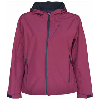 Pulse Women’s Plus Size Soft Shell Jacket 1X 2X 3X 6X CLEARANCE - 1X / Ruby - Women’s Plus Size