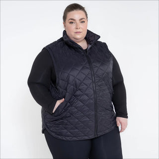 Women’s Plus Size 1X-6X Insulated Quilted Vest Savvy Outerwear