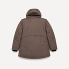 Chocolate Siberian plus size heavy insulated winter coat, sizes 1X to 6X, back