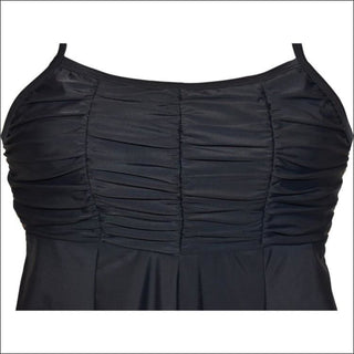 Simply Fit Womens Plus Size Smocked Tankini Swimsuit Top 16W-24W - Womens