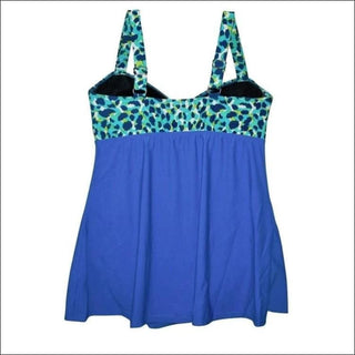 Simply Fit Womens Plus Size Swimdress Swimsuit Knot Front 16-22 - Plus Size