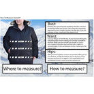 Clothing measurement guide for Snow Country Outerwear Plus Size Women’s Hoodie Top