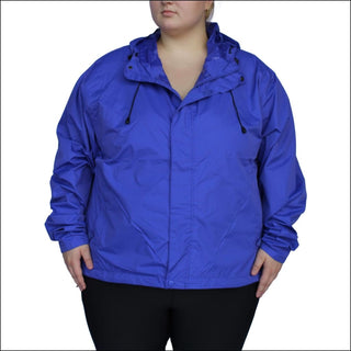 Snow Country Outerwear 1X-6X Women’s Plus Size Packable Rain Jacket Wind Breaker - 1X / Lilac - Women’s Plus Size
