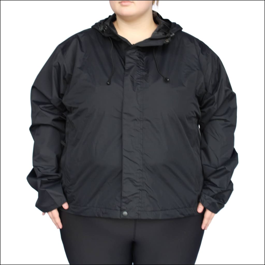 Snow Country Outerwear 1X 6X Women s Plus Size Packable Rain Jacket Wind Breaker